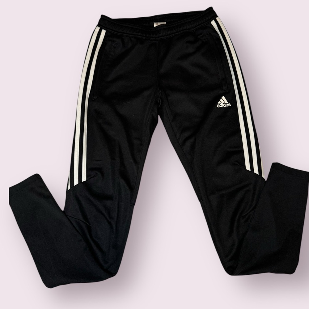 Adidas woman track pants zip ankle slim fit, size XS